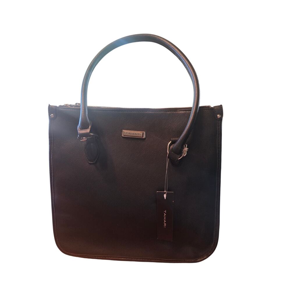 Black TAHARI Handbag /Tote / Purse NWT